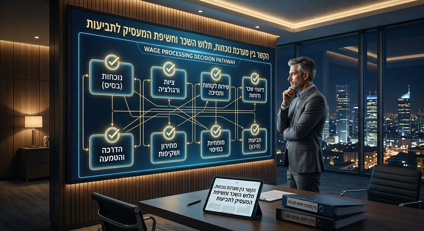הקשר בין מערכת נוכחות, תלוש השכר וחשיפת המעסיק לתביעות